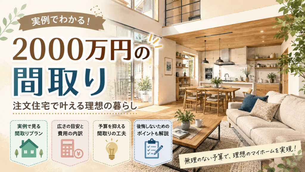 注文住宅 2000万 間取り