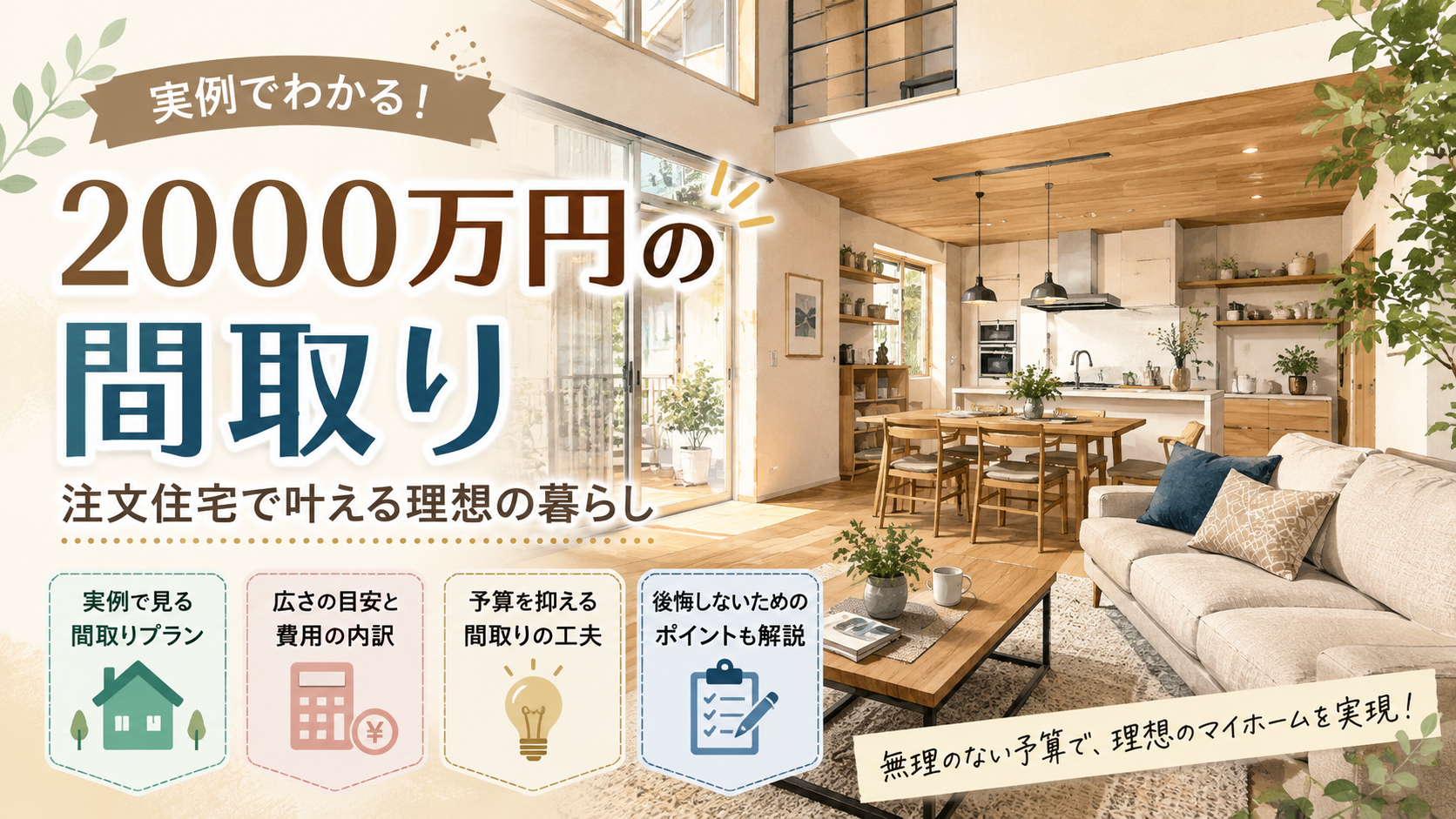 注文住宅 2000万 間取り