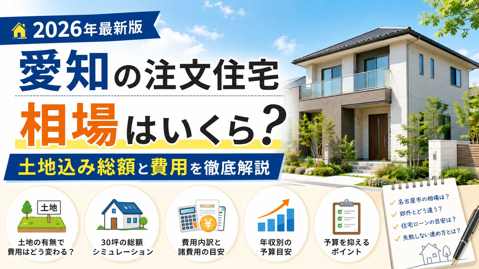 注文住宅 相場 愛知