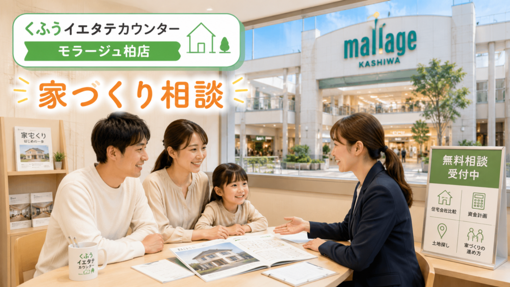 くふうイエタテカウンター モラージュ柏店 口コミ 評判 レビュー